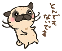 Petit Pug sticker #4958094