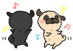 Petit Pug sticker #4958114