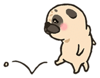 Petit Pug sticker #4958117