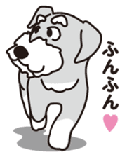 DOG Sticker/schnauzer-2 sticker #4958286