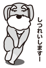 DOG Sticker/schnauzer-2 sticker #4958287