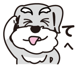 DOG Sticker/schnauzer-2 sticker #4958289