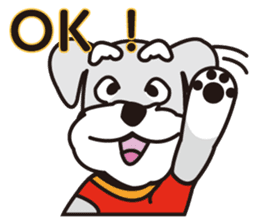 DOG Sticker/schnauzer-2 sticker #4958293