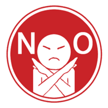 Sign human being - Mr. MAMORU sticker #4958572