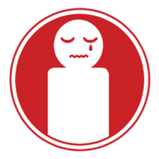 Sign human being - Mr. MAMORU sticker #4958584