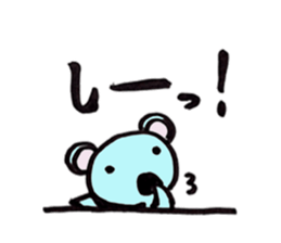 Bear, cat and koala. sticker #4958717