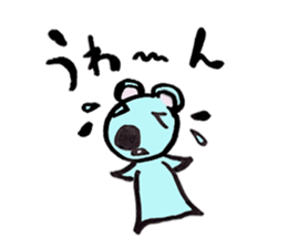 Bear, cat and koala. sticker #4958722