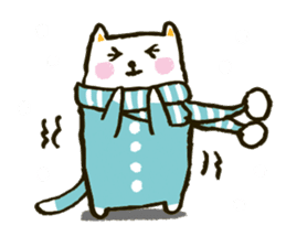 tsunagi cat of a good friend<2> sticker #4959312