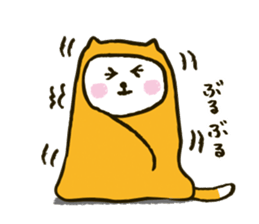 tsunagi cat of a good friend<2> sticker #4959313