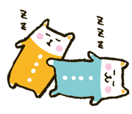 tsunagi cat of a good friend<2> sticker #4959315