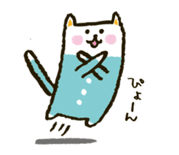 tsunagi cat of a good friend<2> sticker #4959317