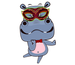 Hugo: top Hippo sticker sticker #4959375