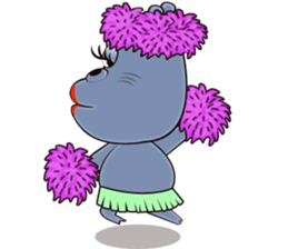 Hugo: top Hippo sticker sticker #4959384