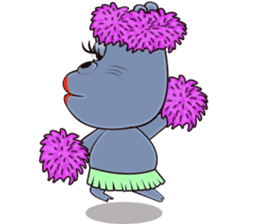 Hugo: top Hippo sticker sticker #4959384