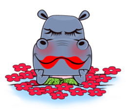 Hugo: top Hippo sticker sticker #4959391