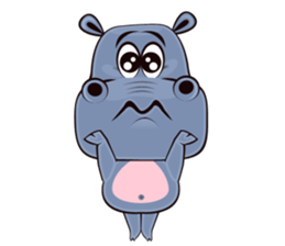 Hugo: top Hippo sticker sticker #4959394