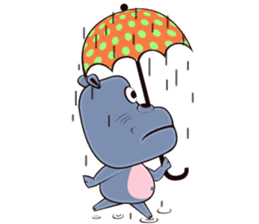 Hugo: top Hippo sticker sticker #4959397