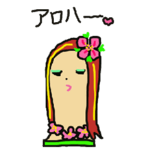 Wig mannequins part3 sticker #4959846