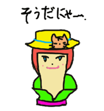 Wig mannequins part3 sticker #4959861