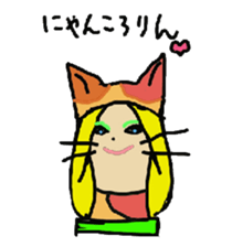 Wig mannequins part3 sticker #4959864