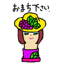 Wig mannequins part3 sticker #4959865