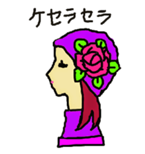 Wig mannequins part3 sticker #4959873