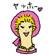 Wig mannequins part3 sticker #4959880