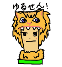 Wig mannequins part3 sticker #4959883