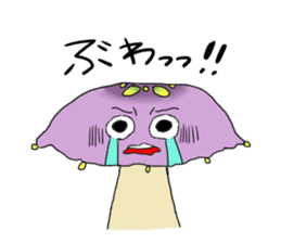 Poison mushroom-chan and Friends sticker #4961253