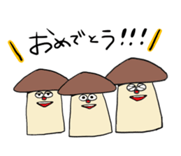 Poison mushroom-chan and Friends sticker #4961256