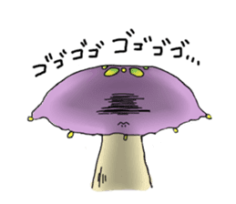 Poison mushroom-chan and Friends sticker #4961272