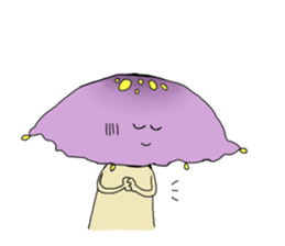 Poison mushroom-chan and Friends sticker #4961283