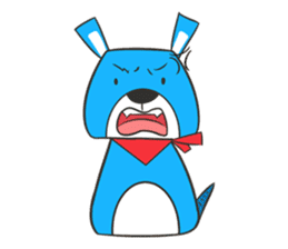 Laika The Blue Dog sticker #4961457