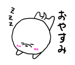 White cute dog. sticker #4961488