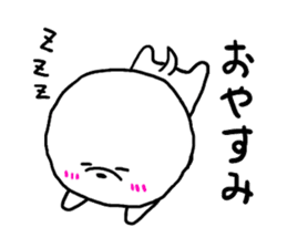 White cute dog. sticker #4961488