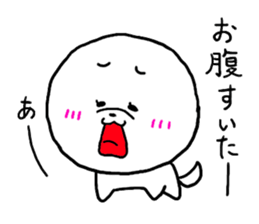 White cute dog. sticker #4961492