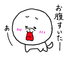 White cute dog. sticker #4961492