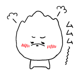 White cute dog. sticker #4961504