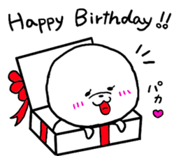 White cute dog. sticker #4961525