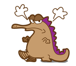 Lonely Dinosaur sticker #4962690