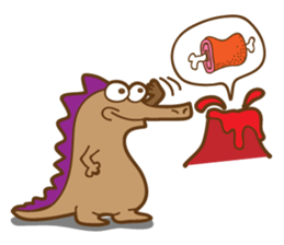 Lonely Dinosaur sticker #4962694