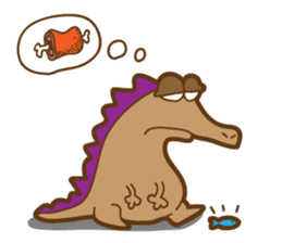 Lonely Dinosaur sticker #4962695