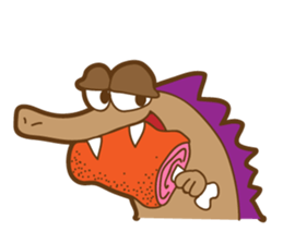 Lonely Dinosaur sticker #4962697