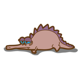 Lonely Dinosaur sticker #4962699