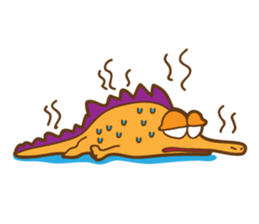 Lonely Dinosaur sticker #4962700