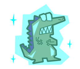 Lonely Dinosaur sticker #4962701