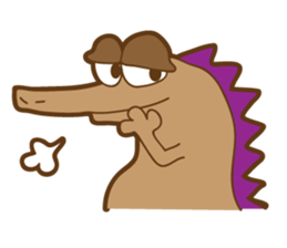 Lonely Dinosaur sticker #4962703