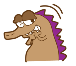 Lonely Dinosaur sticker #4962705