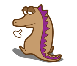 Lonely Dinosaur sticker #4962708