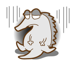 Lonely Dinosaur sticker #4962709